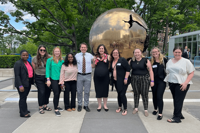 GMercyU Students Attend Mercy at the UN Program